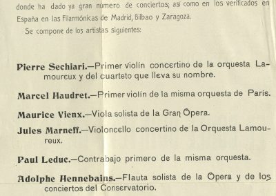 2. Primer concierto de la Filarmónica de Gijón II. Mayo 1908